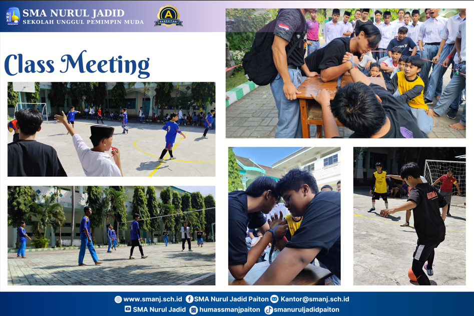 Meningkatkan Kemampuan Berkompetisi di Class Meeting