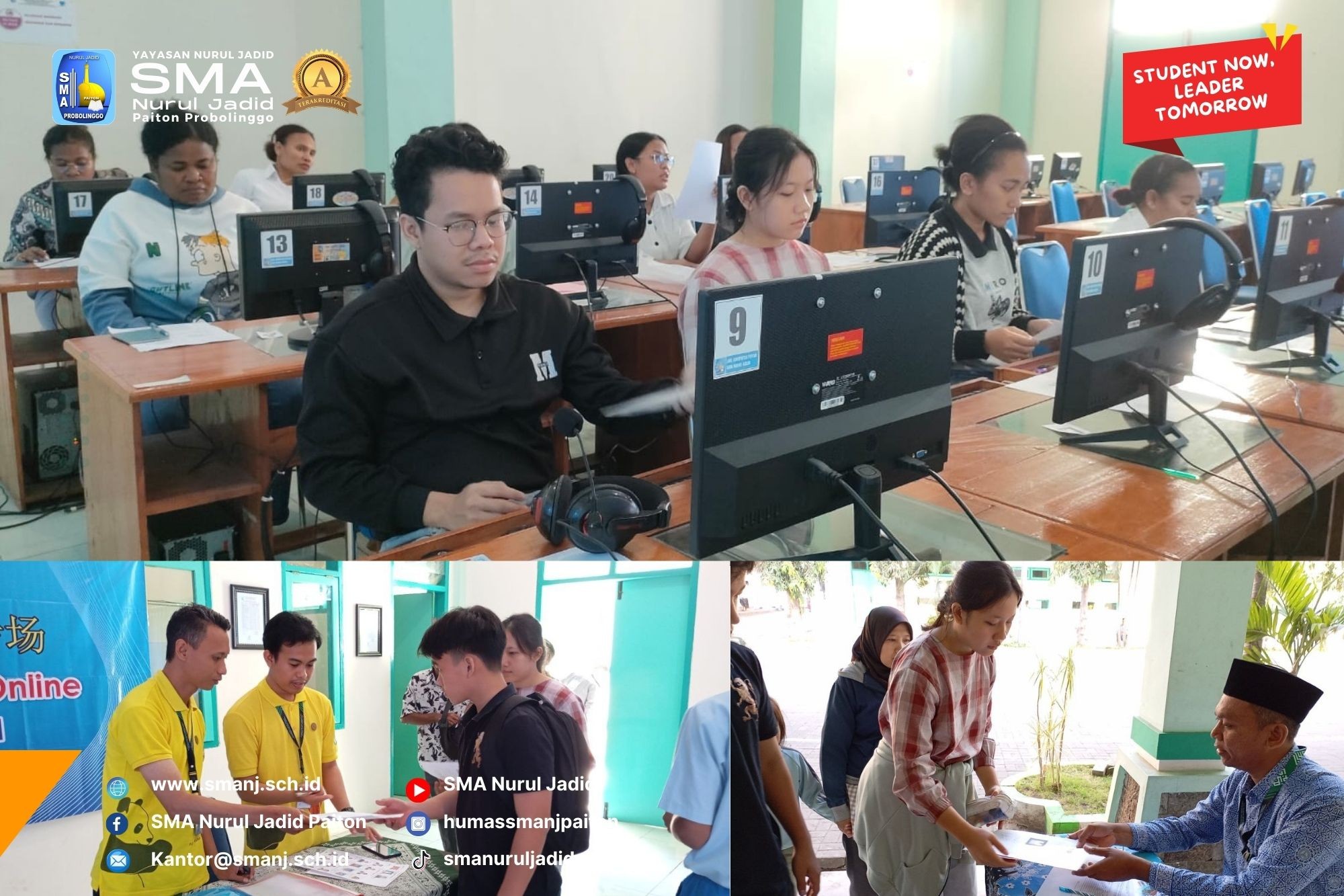 Puluhan Peserta Ikuti Ujian HSK dan HSKK di SMA Nurul Jadid 