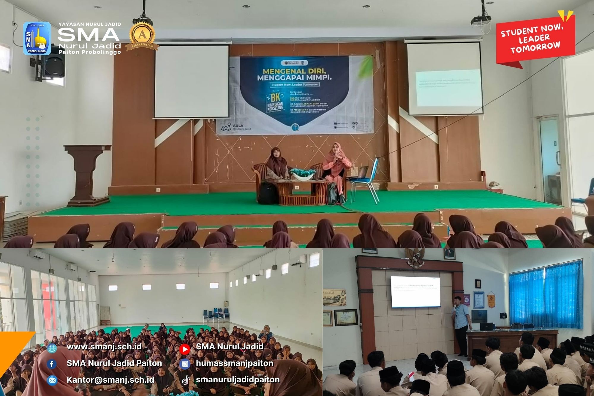 Menginspirasi Siswa Kelas X: BK SMA Nurul Jadid Gelar Kegiatan Mengenal Diri, Menggapai Mimpi