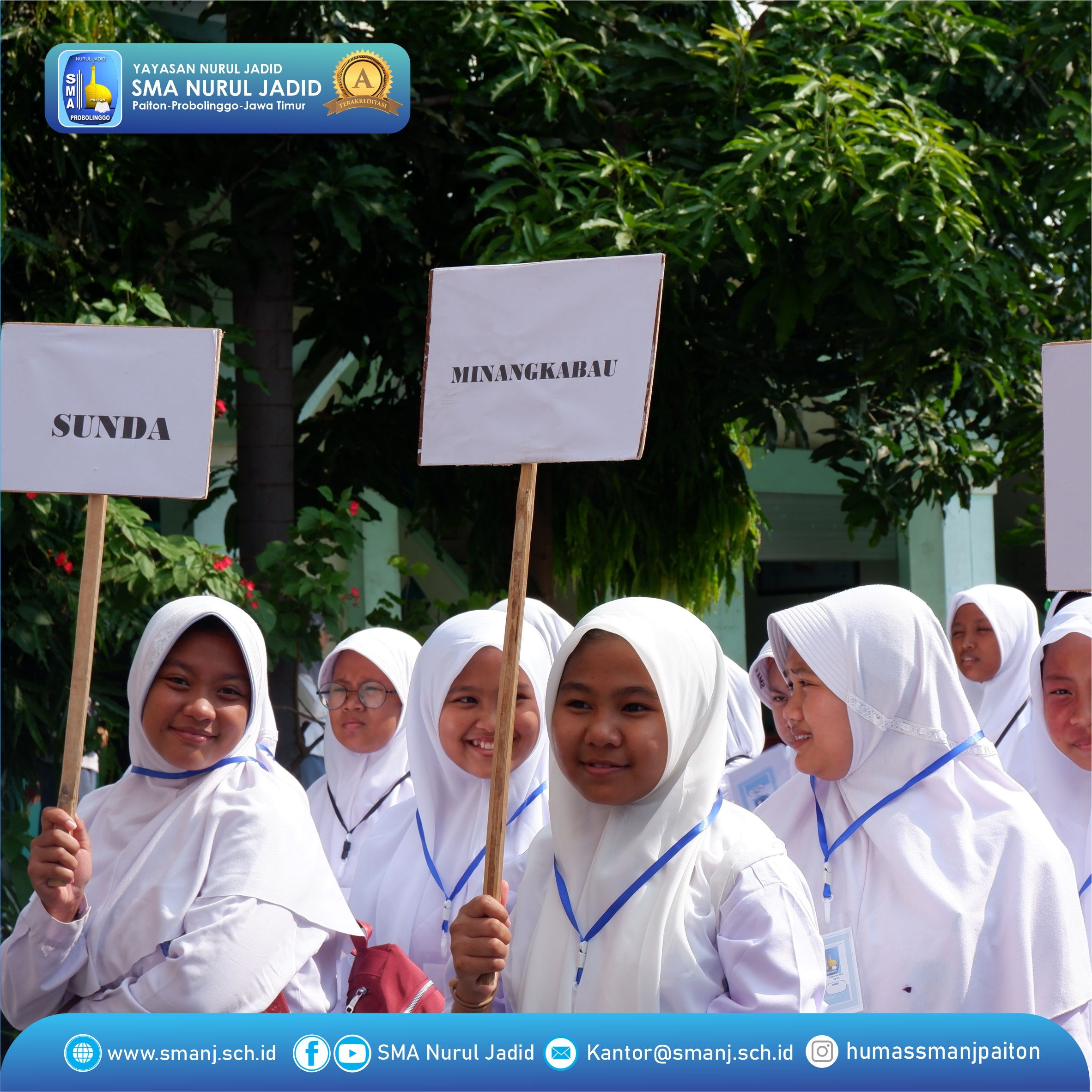 Pengenalan Lingkungan Sekolah (PLS) SMA Nurul Jadid berjalan dengan lancar dan hikmat