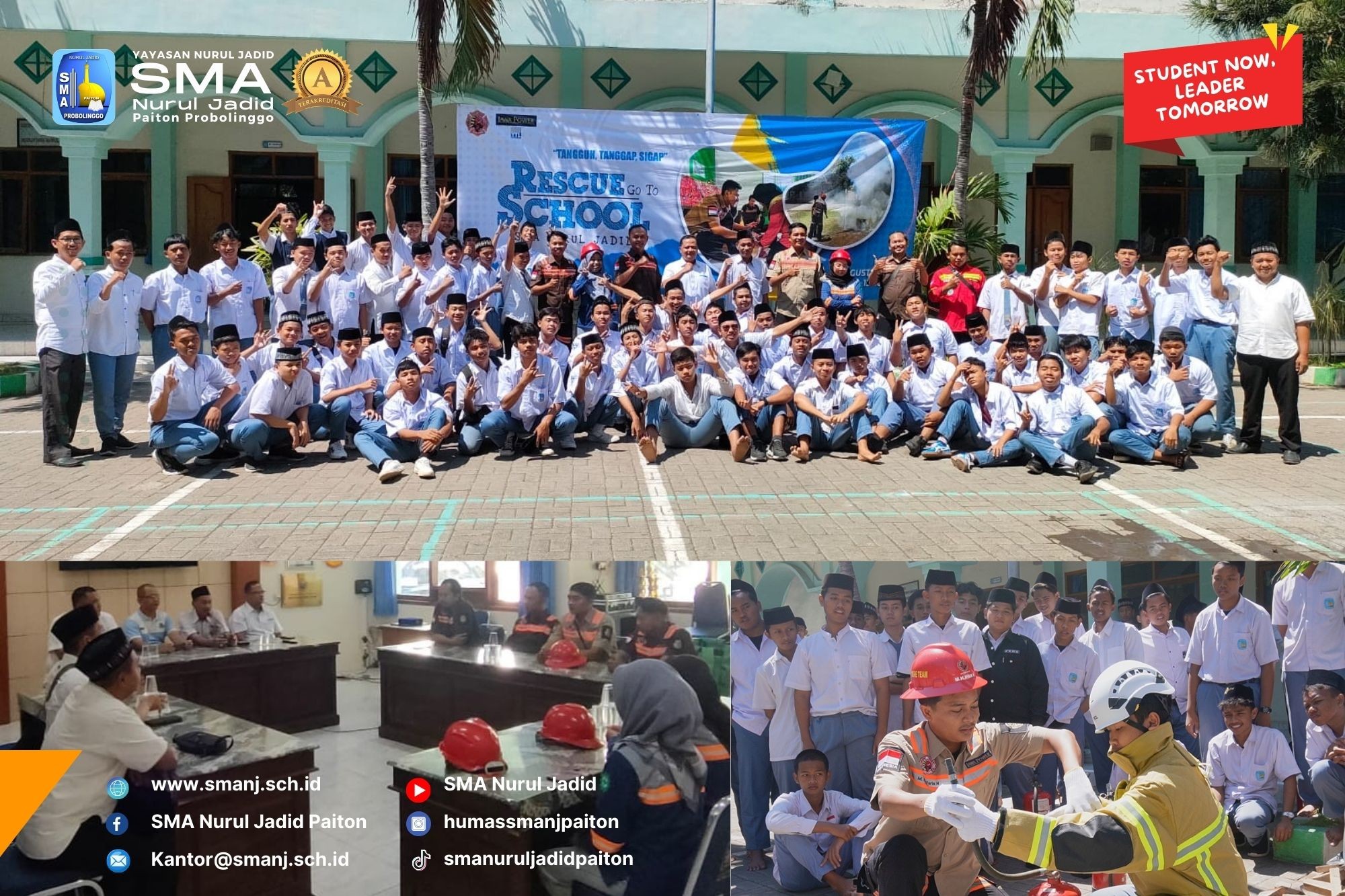 PT. YTL Jawa Power Gelar Rescue Goes To School di SMA Nurul Jadid