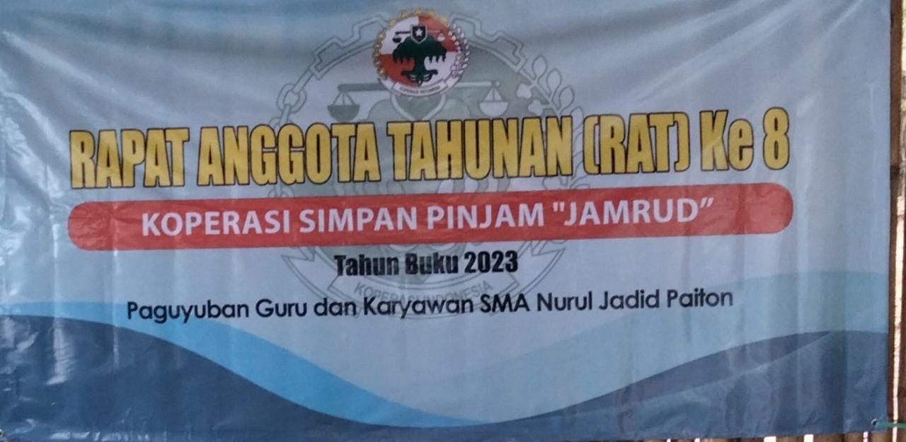 SELAMAT atas SUKSESNYA RAT Koperasi JAMRUD 