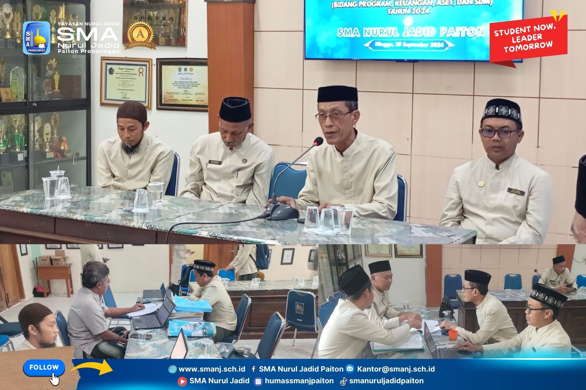 SMA Nurul Jadid Di Bawah Lensa Monev