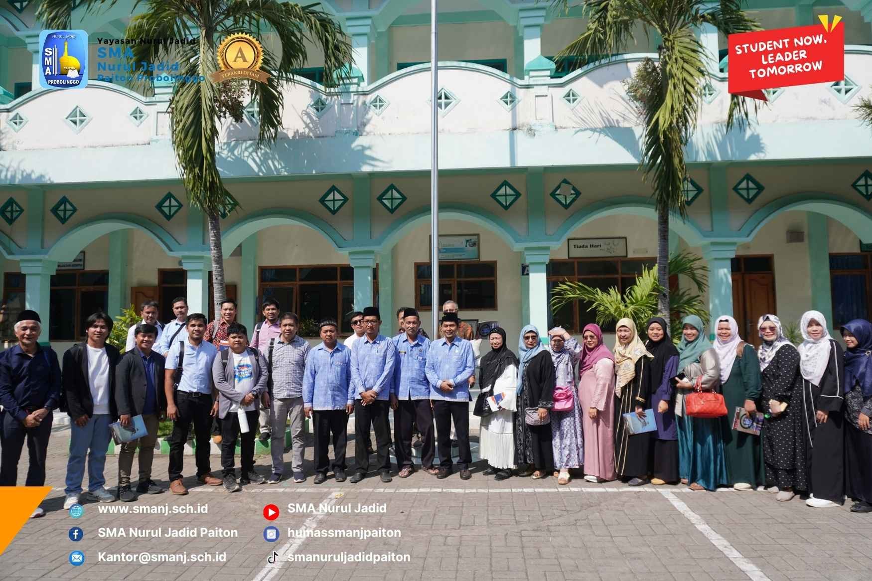 Bahagia Siswa SMA Nurul Jadid Dengan Kedatangan Madrasah BARMM Filipina 