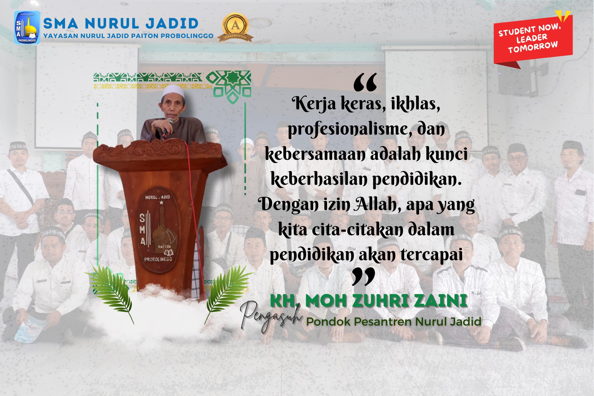 SMANJ Gelar Rapat Bulanan dan Tausiyah Pengasuh: Wujudkan Guru Berkarakter dan Cetak Pemimpin Bangsa